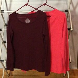 Exhilaration Pajama Tops x 2